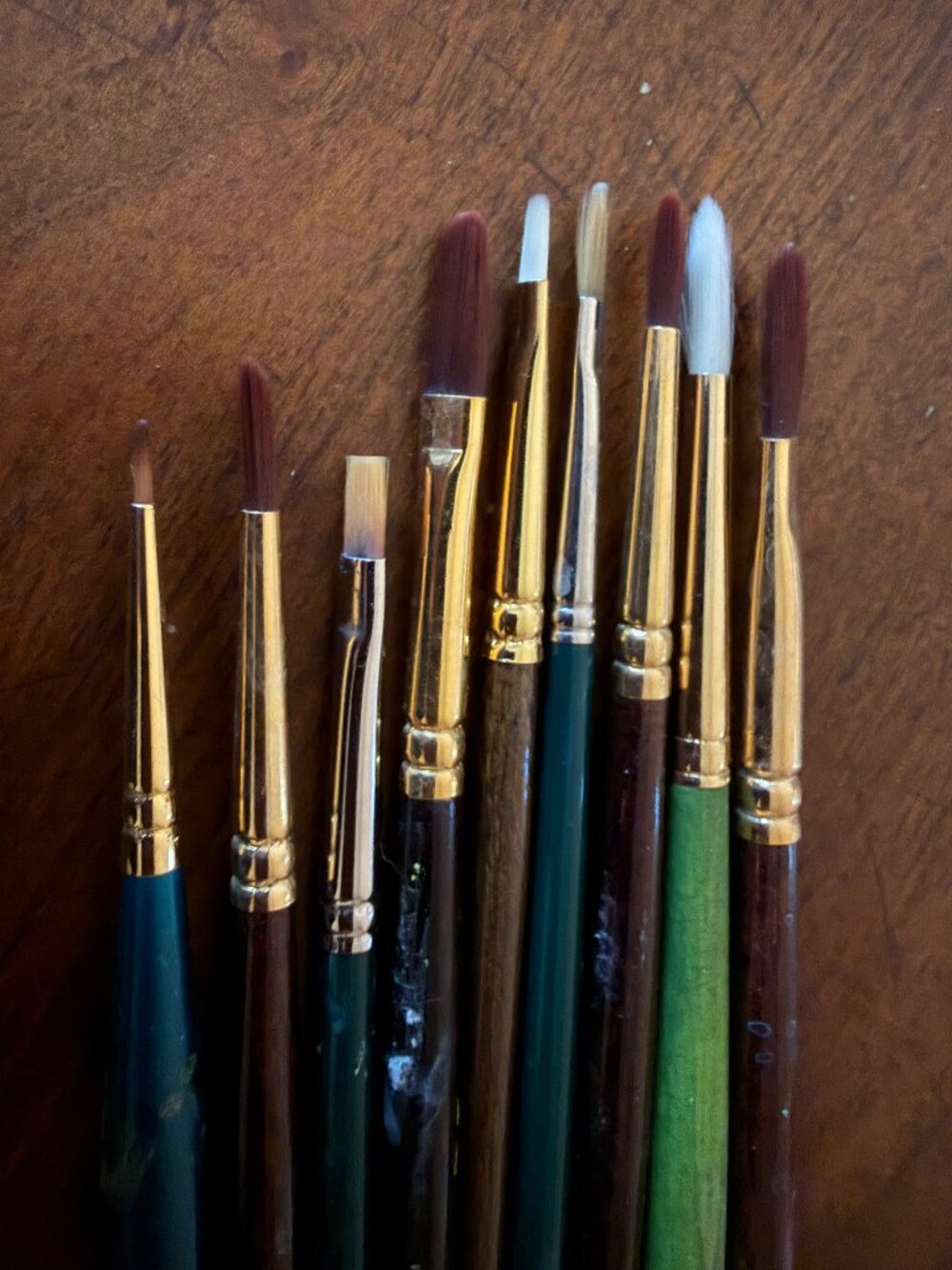 Set of nine-all new-artist's paintbrushes-Winsor & Newton and more